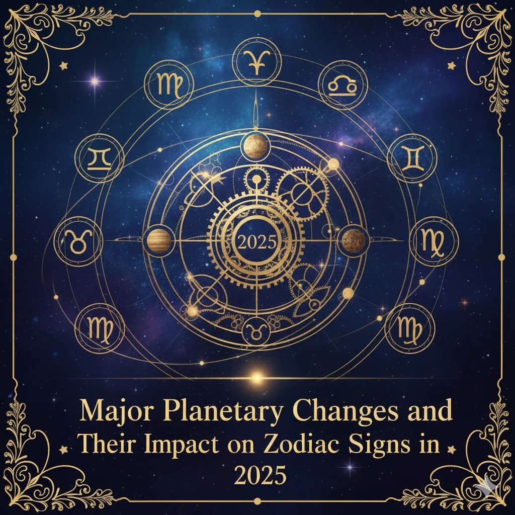 Major Planetary Changes and Their Impact on Zodiac Signs in 2025